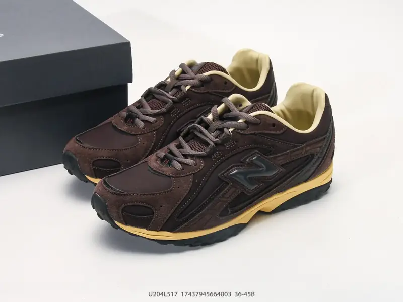 New Balance 204L系列 新百伦 薄底鞋 薄底皮质鞋带德训系 减震耐磨包裹性支撑轻便 低帮 生活休闲鞋 U204L517 #17437945664003